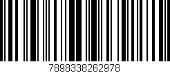 Código de barras (EAN, GTIN, SKU, ISBN): '7898338262978'