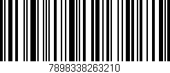 Código de barras (EAN, GTIN, SKU, ISBN): '7898338263210'