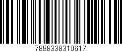 Código de barras (EAN, GTIN, SKU, ISBN): '7898338310617'