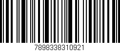 Código de barras (EAN, GTIN, SKU, ISBN): '7898338310921'