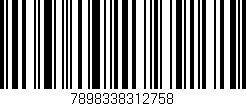 Código de barras (EAN, GTIN, SKU, ISBN): '7898338312758'