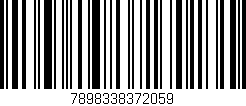 Código de barras (EAN, GTIN, SKU, ISBN): '7898338372059'
