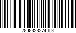Código de barras (EAN, GTIN, SKU, ISBN): '7898338374008'