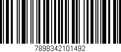 Código de barras (EAN, GTIN, SKU, ISBN): '7898342101492'