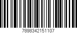 Código de barras (EAN, GTIN, SKU, ISBN): '7898342151107'