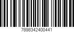 Código de barras (EAN, GTIN, SKU, ISBN): '7898342400441'