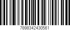 Código de barras (EAN, GTIN, SKU, ISBN): '7898342430561'