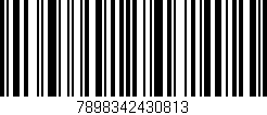 Código de barras (EAN, GTIN, SKU, ISBN): '7898342430813'