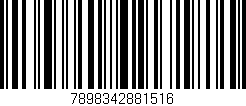 Código de barras (EAN, GTIN, SKU, ISBN): '7898342881516'