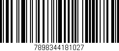 Código de barras (EAN, GTIN, SKU, ISBN): '7898344181027'