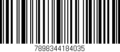 Código de barras (EAN, GTIN, SKU, ISBN): '7898344184035'