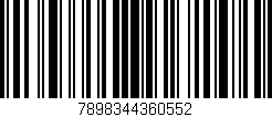 Código de barras (EAN, GTIN, SKU, ISBN): '7898344360552'