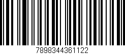 Código de barras (EAN, GTIN, SKU, ISBN): '7898344361122'