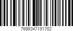 Código de barras (EAN, GTIN, SKU, ISBN): '7898347191702'