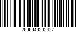 Código de barras (EAN, GTIN, SKU, ISBN): '7898348392337'