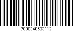 Código de barras (EAN, GTIN, SKU, ISBN): '7898348533112'