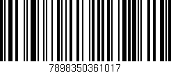 Código de barras (EAN, GTIN, SKU, ISBN): '7898350361017'