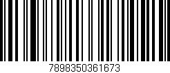 Código de barras (EAN, GTIN, SKU, ISBN): '7898350361673'