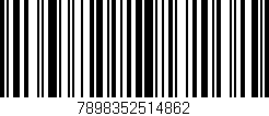 Código de barras (EAN, GTIN, SKU, ISBN): '7898352514862'