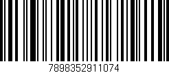 Código de barras (EAN, GTIN, SKU, ISBN): '7898352911074'