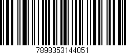 Código de barras (EAN, GTIN, SKU, ISBN): '7898353144051'