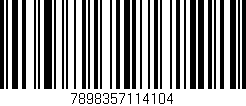 Código de barras (EAN, GTIN, SKU, ISBN): '7898357114104'