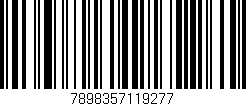 Código de barras (EAN, GTIN, SKU, ISBN): '7898357119277'