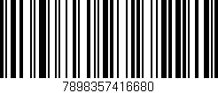 Código de barras (EAN, GTIN, SKU, ISBN): '7898357416680'