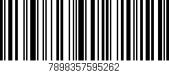 Código de barras (EAN, GTIN, SKU, ISBN): '7898357595262'