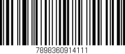 Código de barras (EAN, GTIN, SKU, ISBN): '7898360914111'