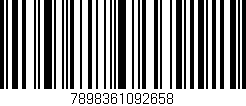 Código de barras (EAN, GTIN, SKU, ISBN): '7898361092658'