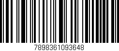 Código de barras (EAN, GTIN, SKU, ISBN): '7898361093648'