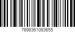 Código de barras (EAN, GTIN, SKU, ISBN): '7898361093655'