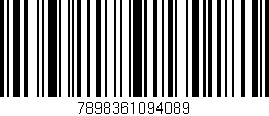 Código de barras (EAN, GTIN, SKU, ISBN): '7898361094089'