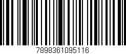 Código de barras (EAN, GTIN, SKU, ISBN): '7898361095116'