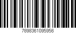 Código de barras (EAN, GTIN, SKU, ISBN): '7898361095956'
