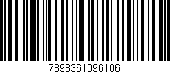 Código de barras (EAN, GTIN, SKU, ISBN): '7898361096106'