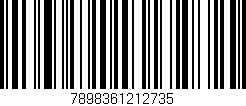 Código de barras (EAN, GTIN, SKU, ISBN): '7898361212735'