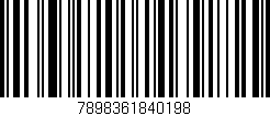 Código de barras (EAN, GTIN, SKU, ISBN): '7898361840198'