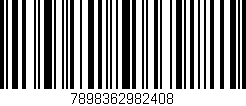 Código de barras (EAN, GTIN, SKU, ISBN): '7898362982408'