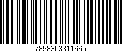 Código de barras (EAN, GTIN, SKU, ISBN): '7898363311665'