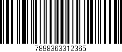 Código de barras (EAN, GTIN, SKU, ISBN): '7898363312365'