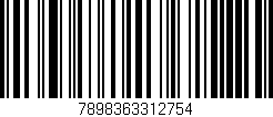 Código de barras (EAN, GTIN, SKU, ISBN): '7898363312754'