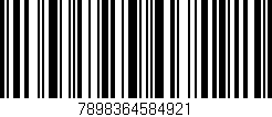 Código de barras (EAN, GTIN, SKU, ISBN): '7898364584921'