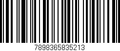 Código de barras (EAN, GTIN, SKU, ISBN): '7898365835213'