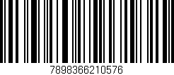 Código de barras (EAN, GTIN, SKU, ISBN): '7898366210576'