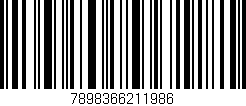 Código de barras (EAN, GTIN, SKU, ISBN): '7898366211986'