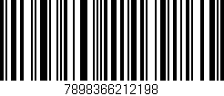 Código de barras (EAN, GTIN, SKU, ISBN): '7898366212198'