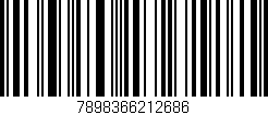 Código de barras (EAN, GTIN, SKU, ISBN): '7898366212686'