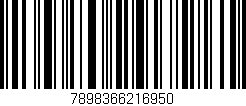 Código de barras (EAN, GTIN, SKU, ISBN): '7898366216950'